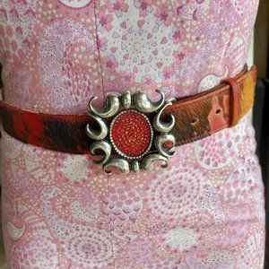 VTG BB Simon Leather Belt Swarovsky Crystals